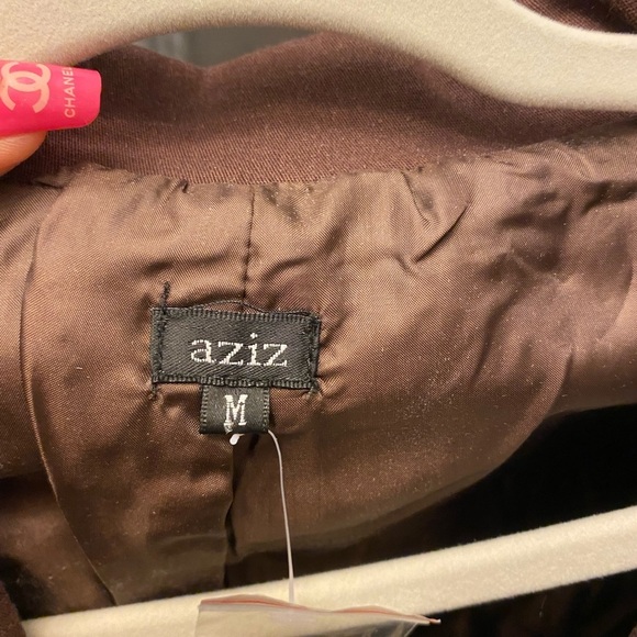 Aziz Boho Embroidered Embellished Blazer Small Med available 0502 w♥️ #74 - Picture 5 of 6